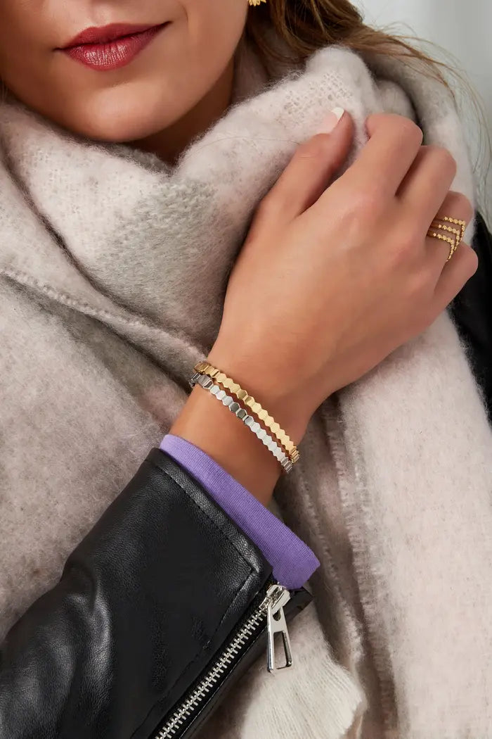 Slaven armband hexagons