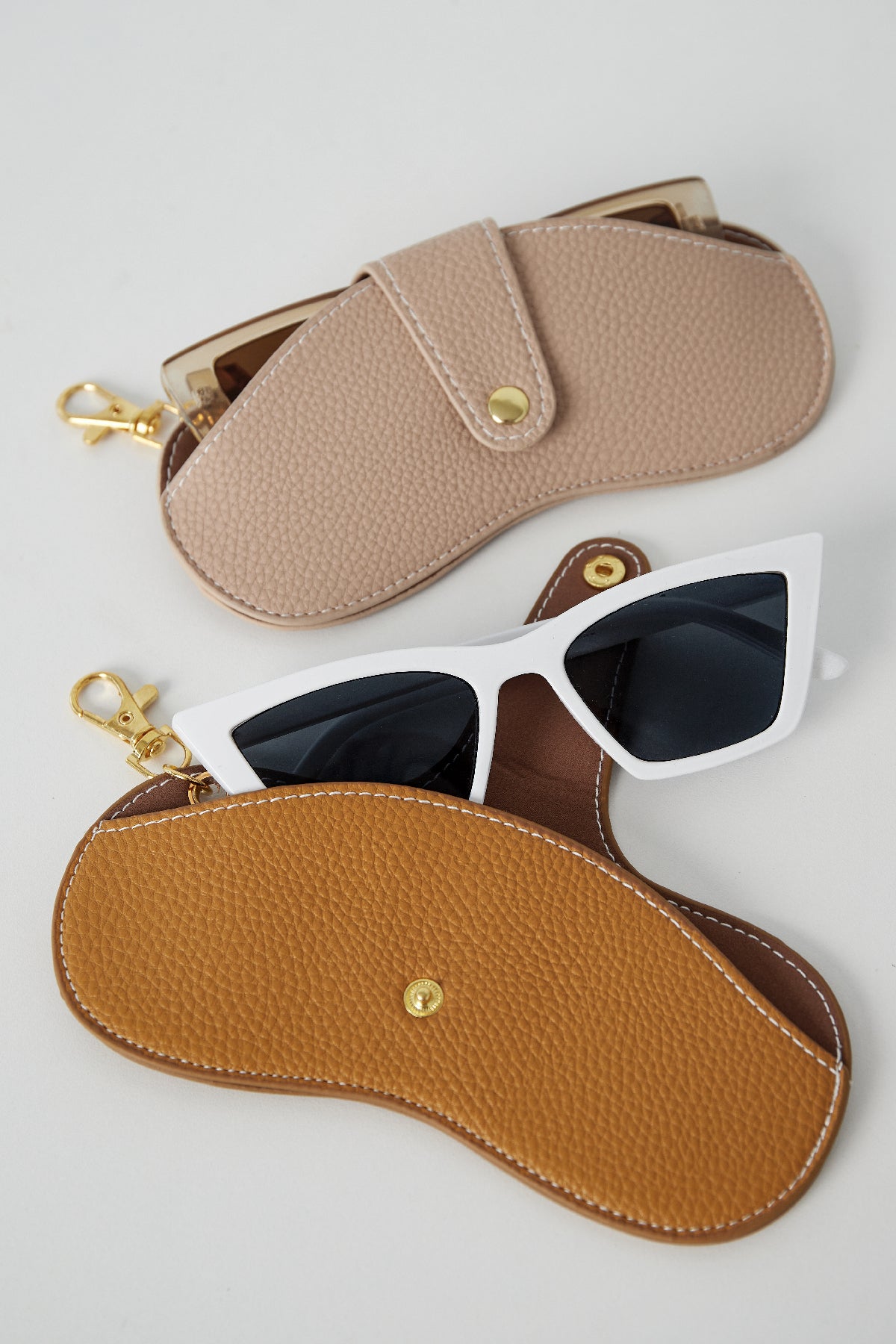 Zonnebrillen hoesje camel