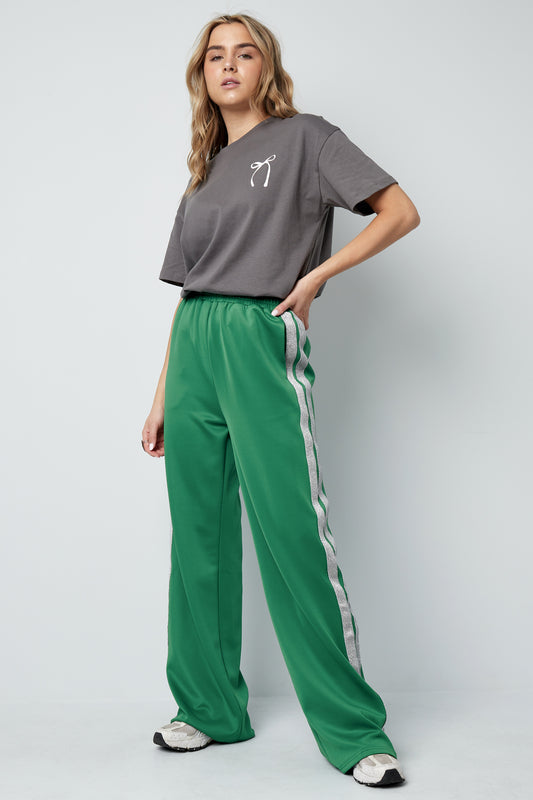 Striped pants Green