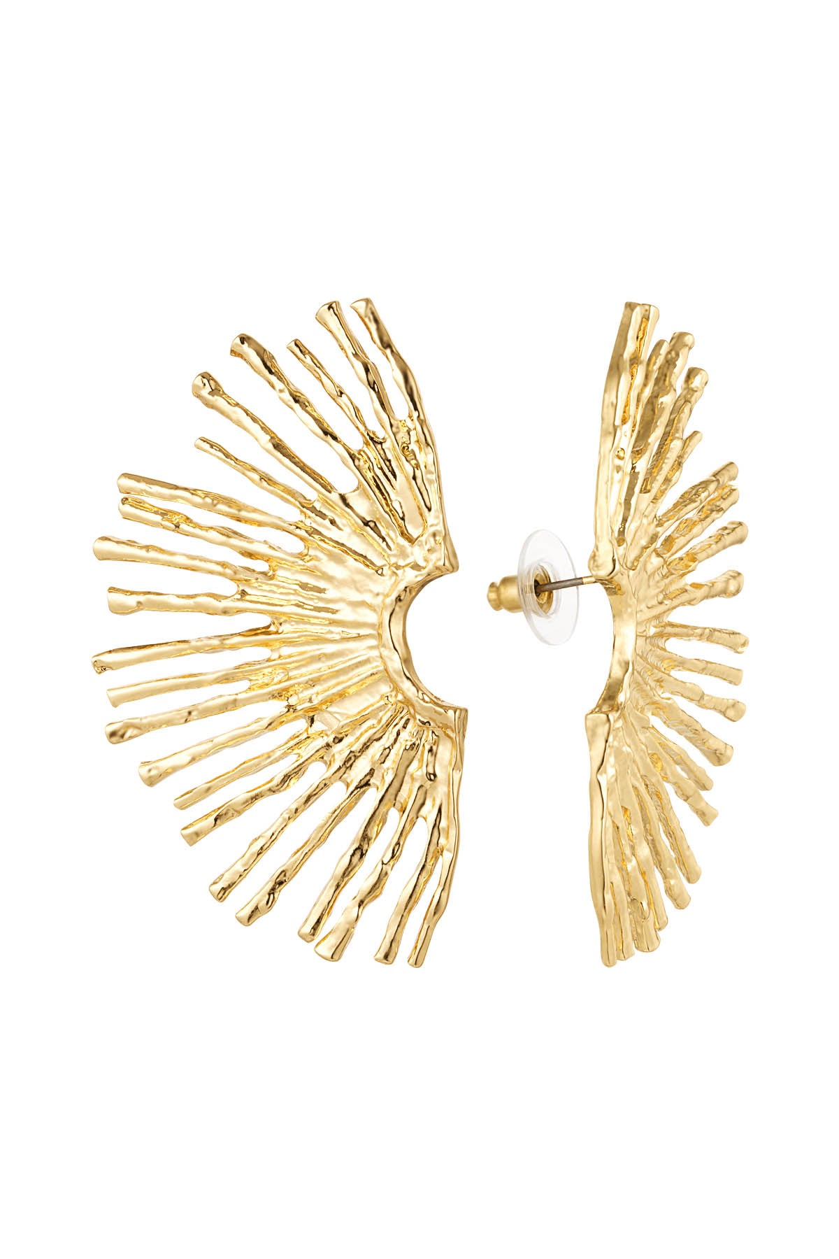 Oorbellen wings goud