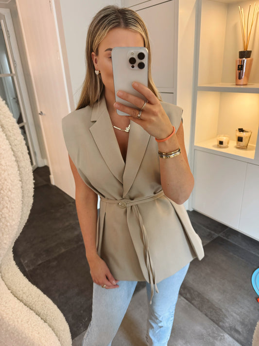 Gilet Blazer Dubai Beige