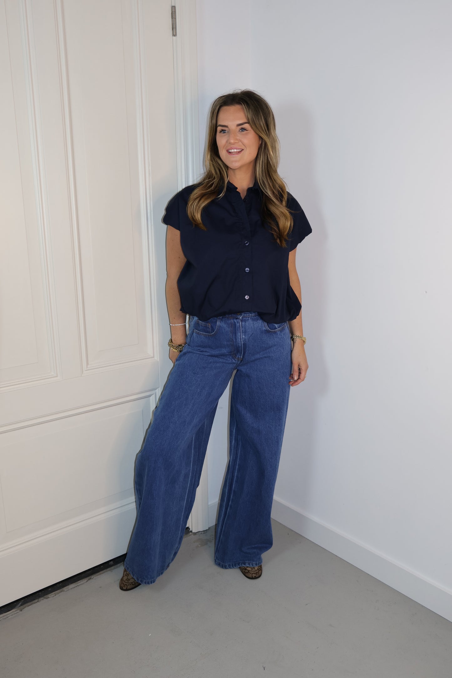 Ambika blouse Bonnie Navy