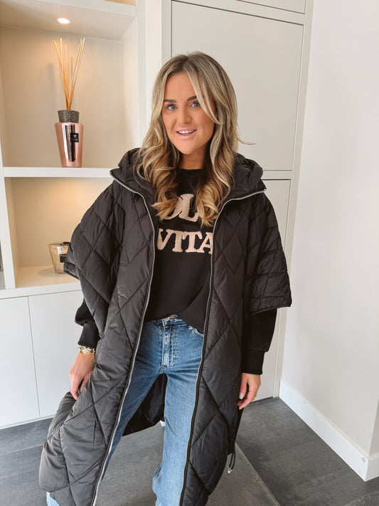 Bodywarmer lang Kim Zwart