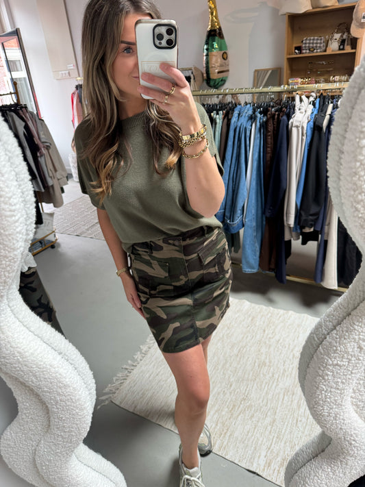 Vlindertop Luxe Army