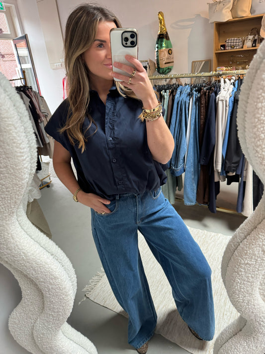 Ambika blouse Bonnie Navy