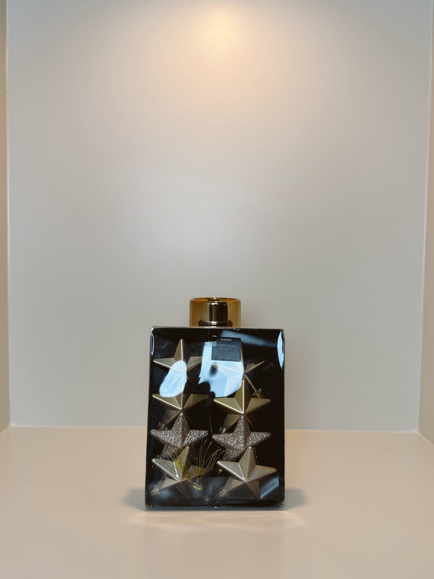 Hangdeco Kerst sterren Goud