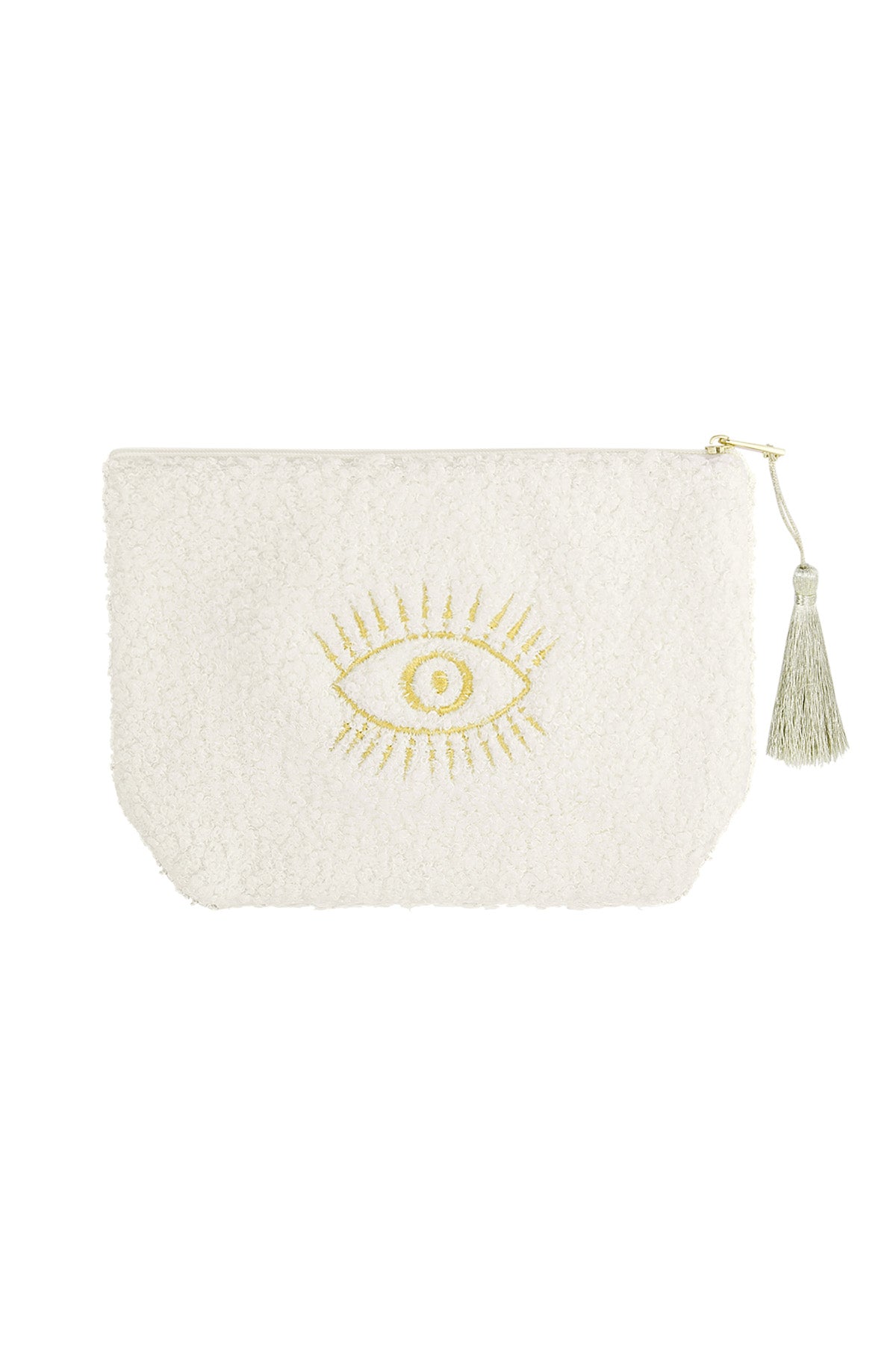 Make-up tas teddy oog - wit