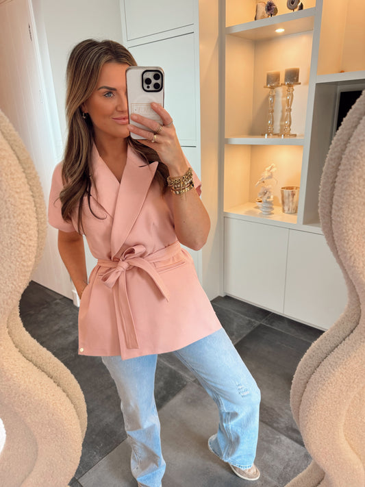 Ambika Gilet Mirte Roze