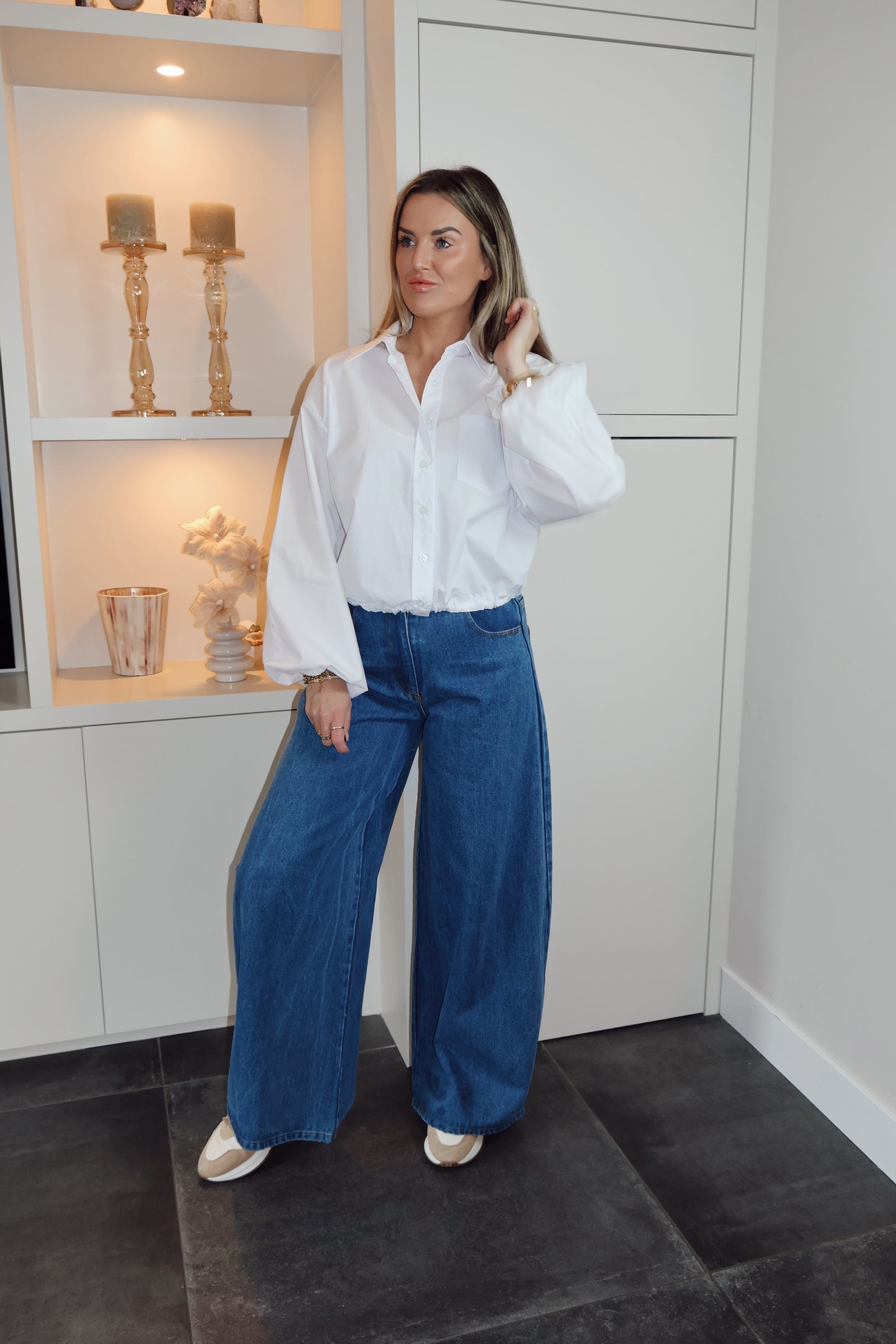 Ambika blouse Merel Wit