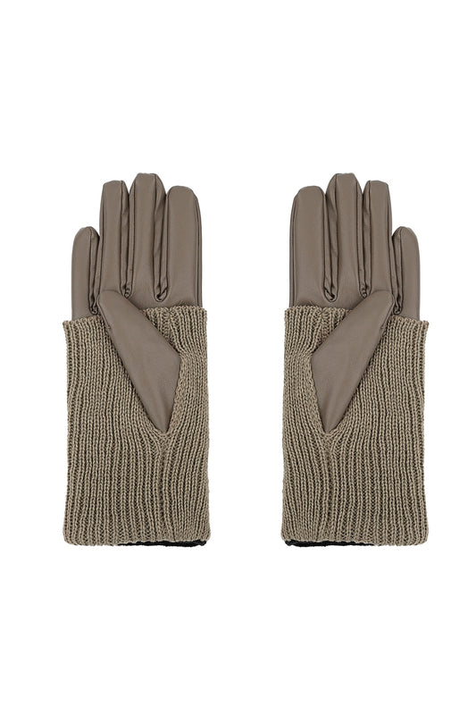 Handschoenen Cozy Knit taupe