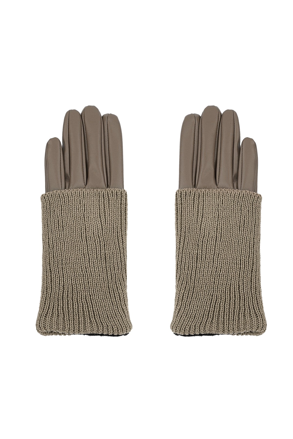 Handschoenen Cozy Knit taupe