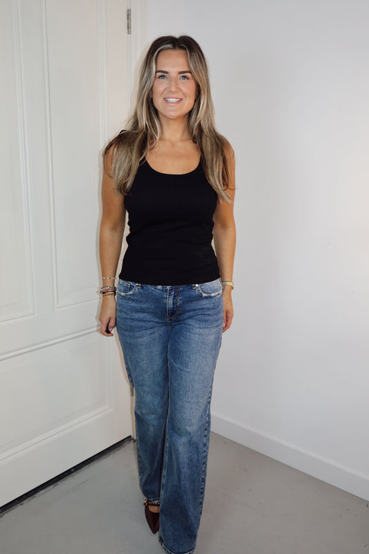 Ambika singlet Violet Zwart