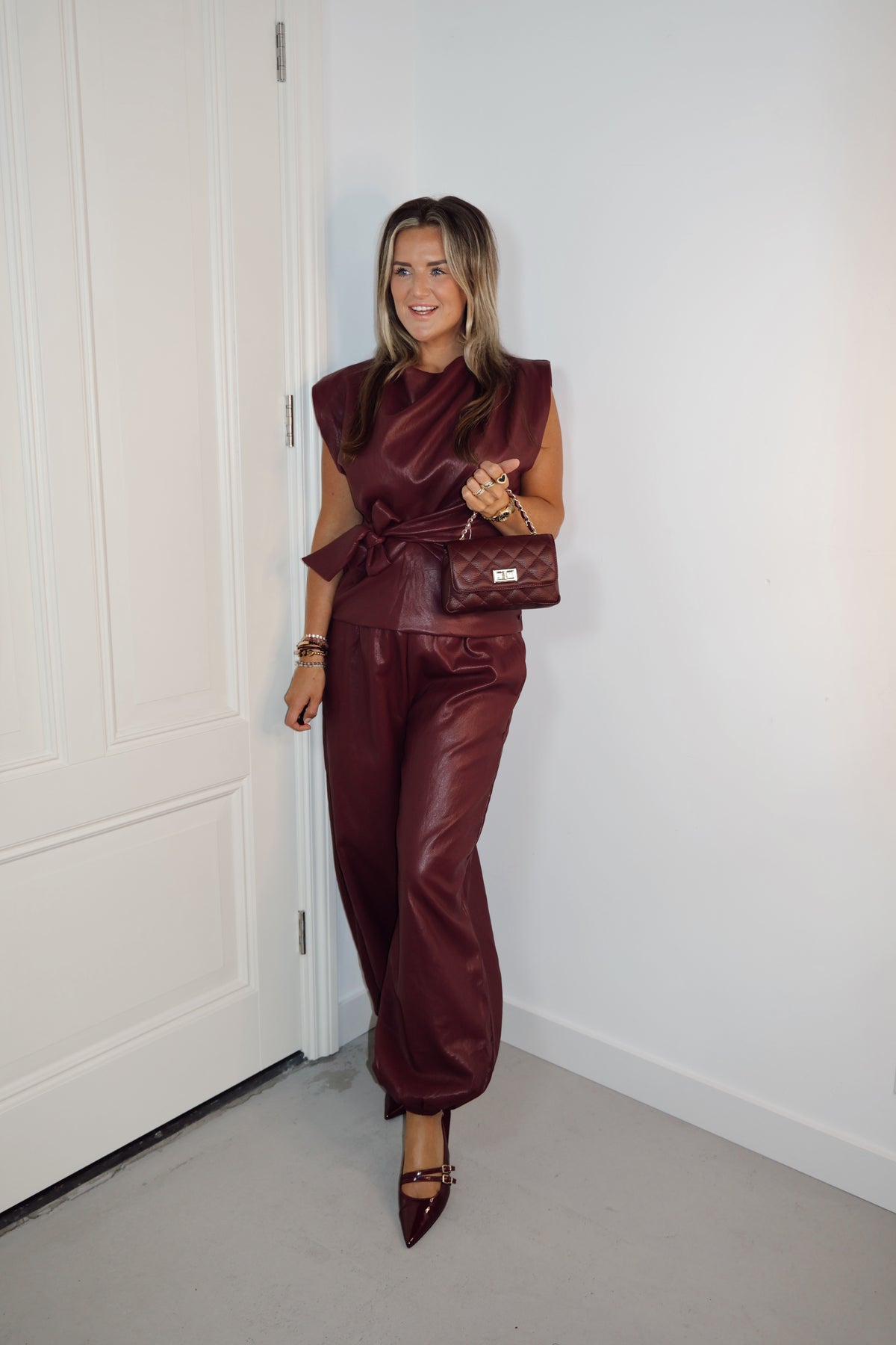 Ambika pants Kensi Burgundy