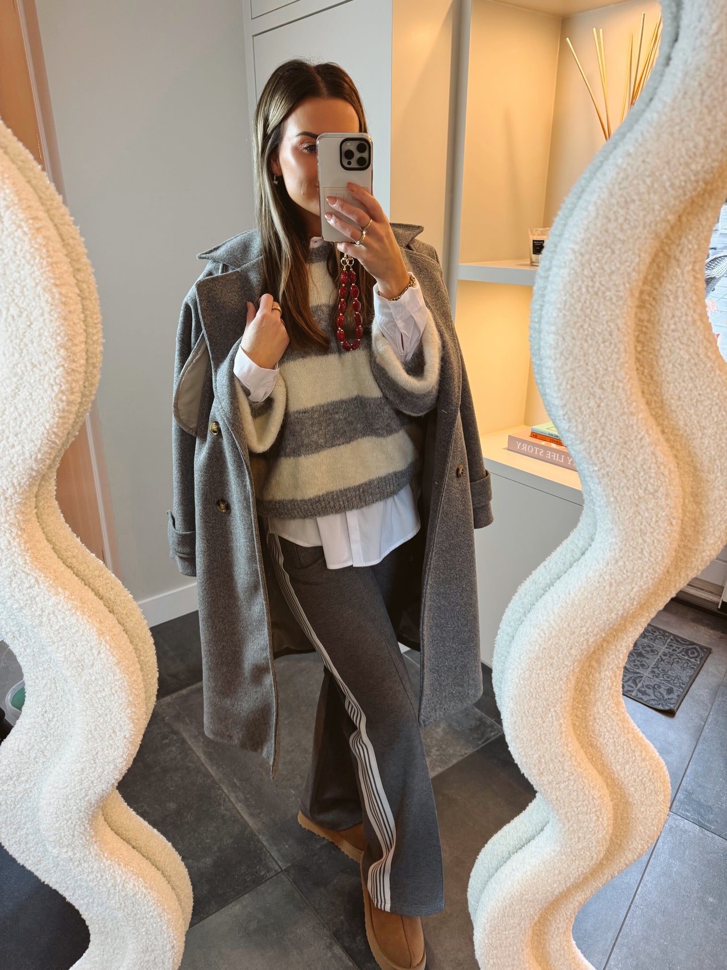 Ambika Trenchcoat Grijs