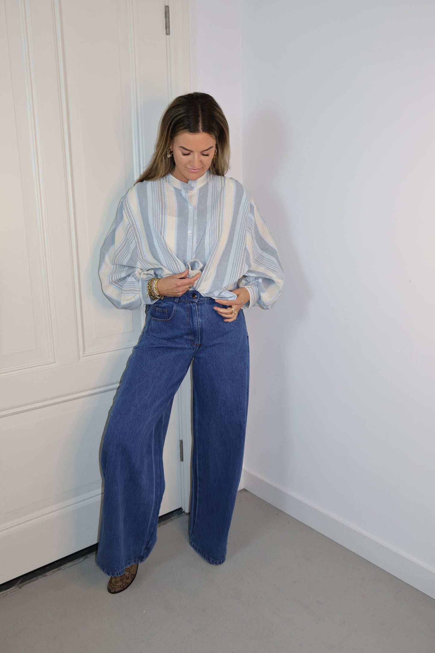 Oversized blouse Karen Blauw