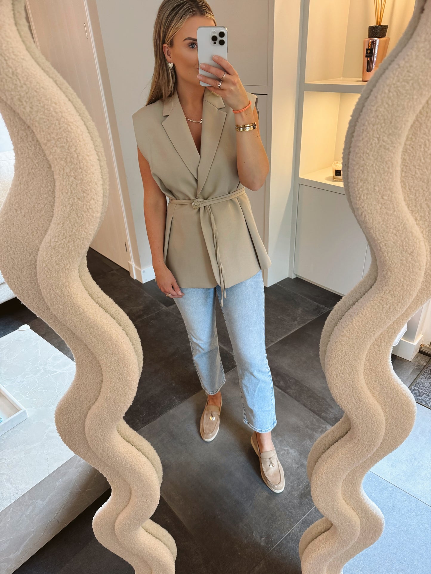 Gilet Blazer Dubai Beige