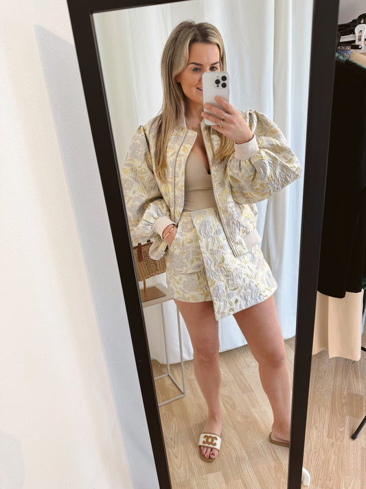 Skort kiki flower print