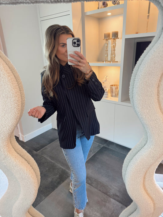 Blazer Bloomy Navy strepen