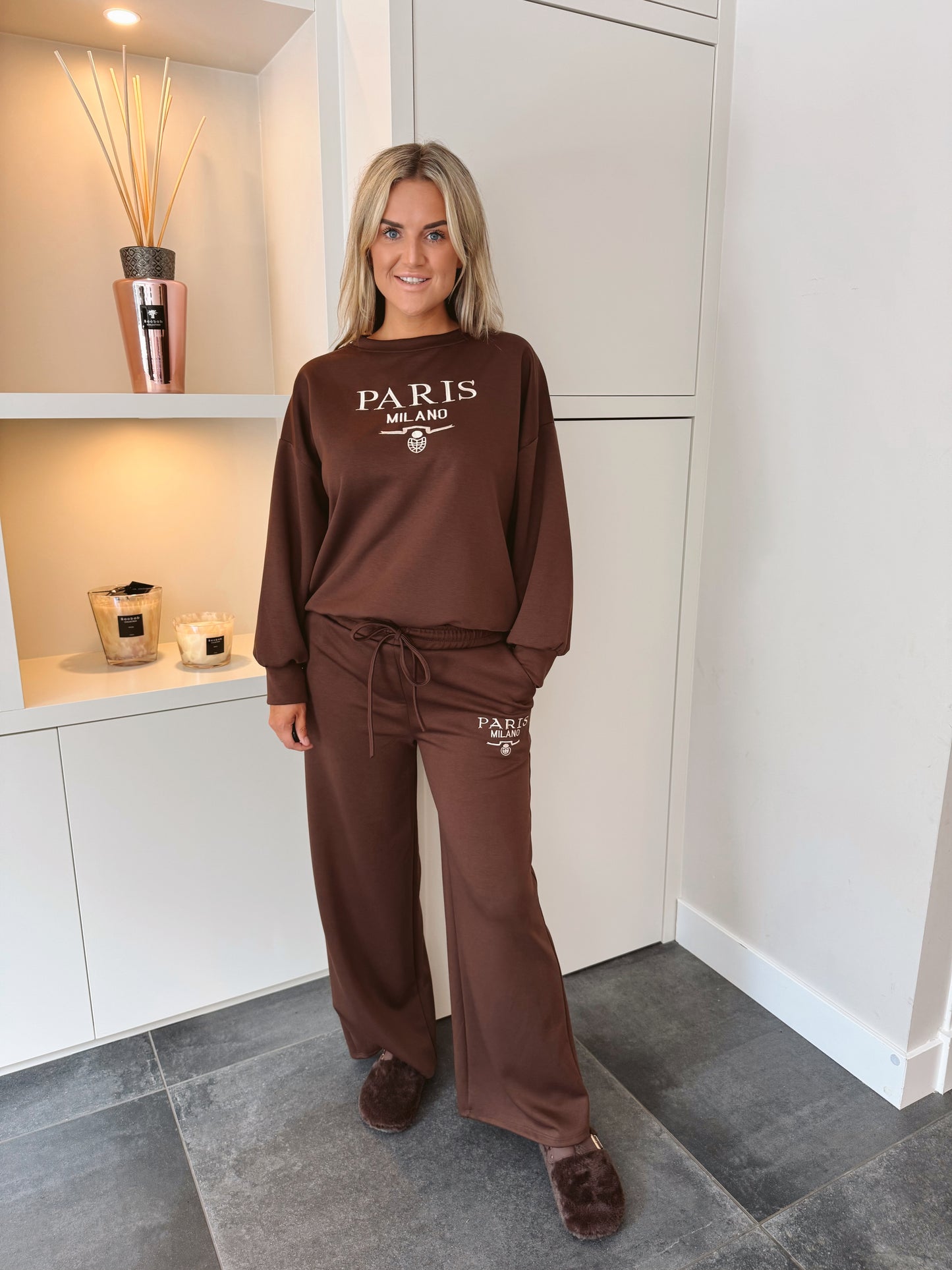 Joggingpak Paris Milano Bruin