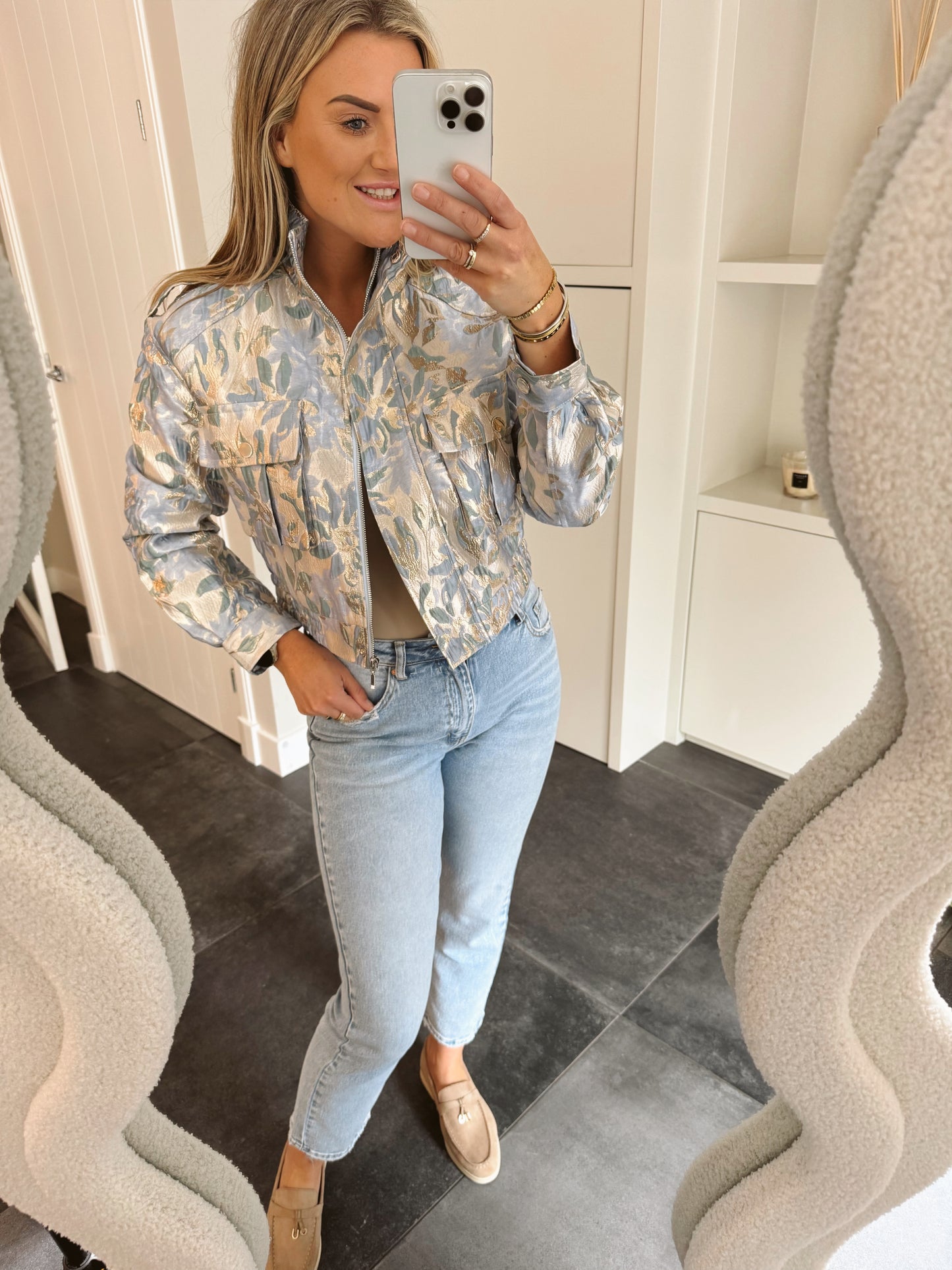Ambika Classy Jacket blue