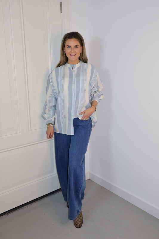 Oversized blouse Karen Blauw