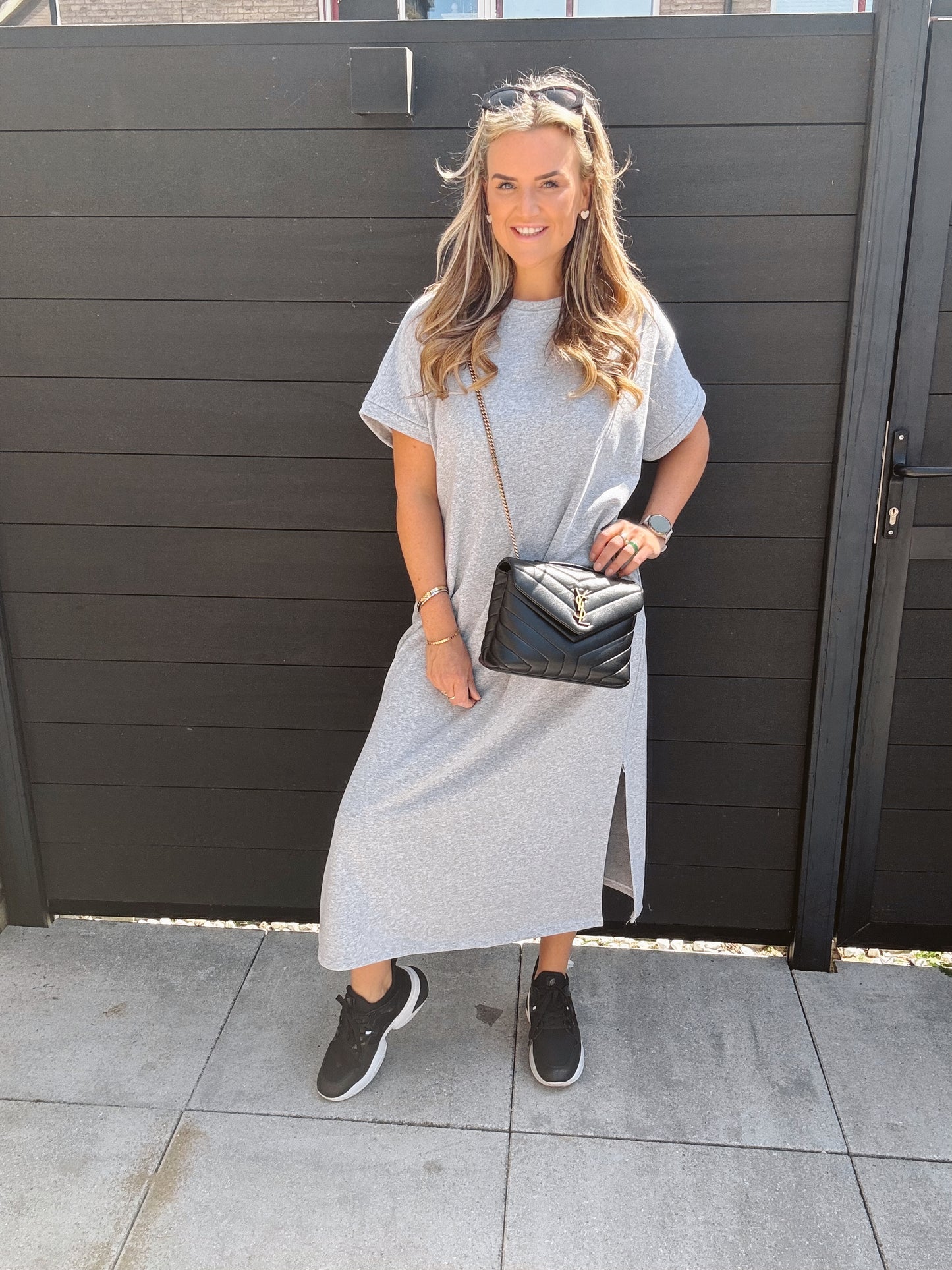 Sweaterdress Bobby Grijs