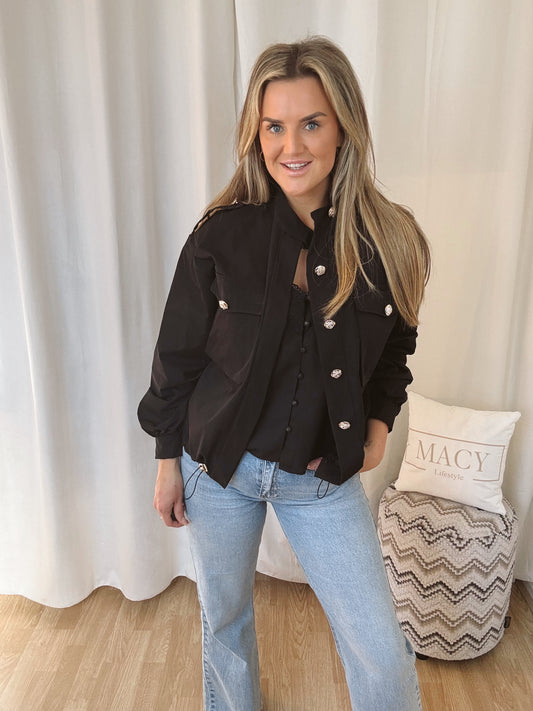 Top Bella Spaghetti bandjes zwart