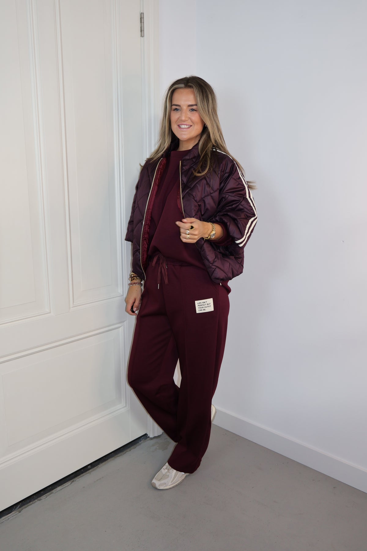 Musthave Joggingset Lange mouwen Burgundy
