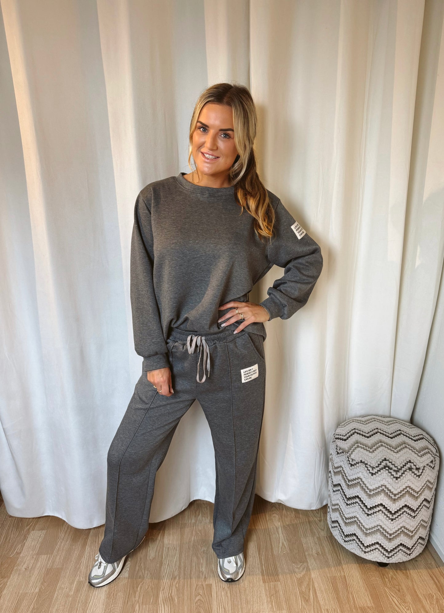 Musthave Joggingset Lange mouwen DonkerGrijs