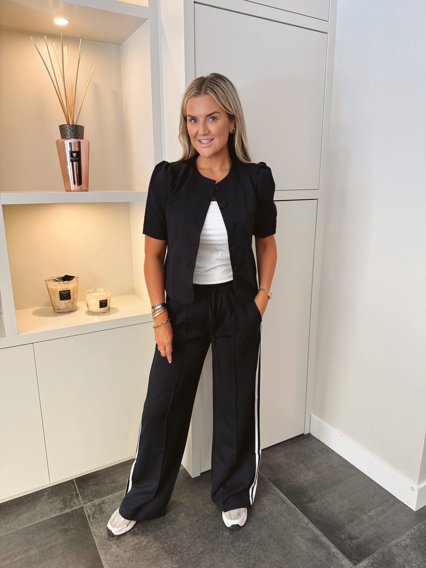 Pants Billy strepen Blauw