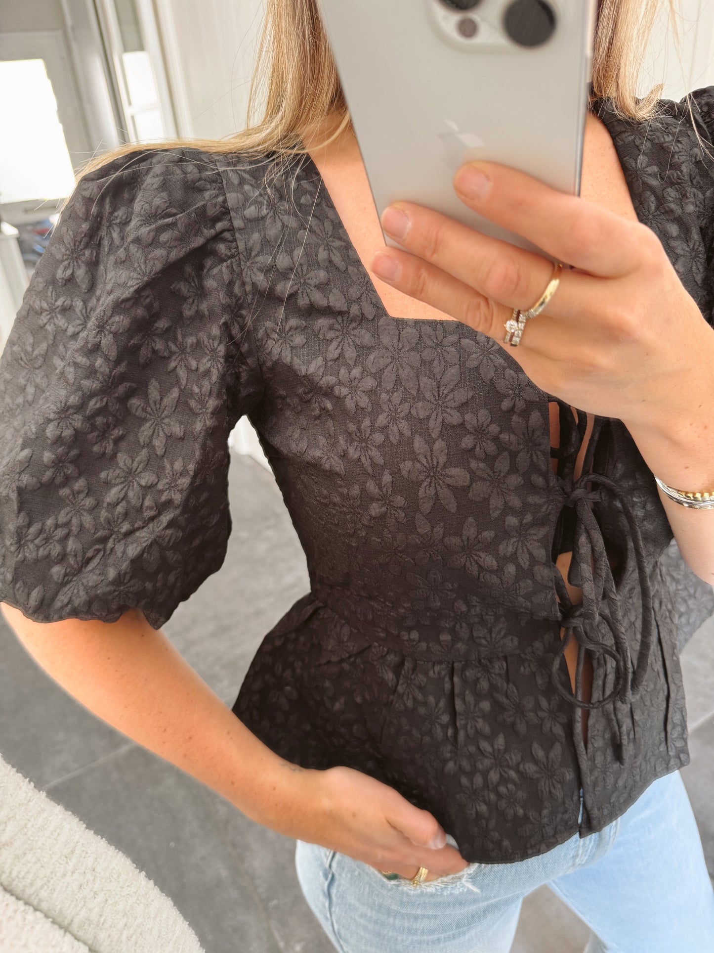 Top Roxy Zwart