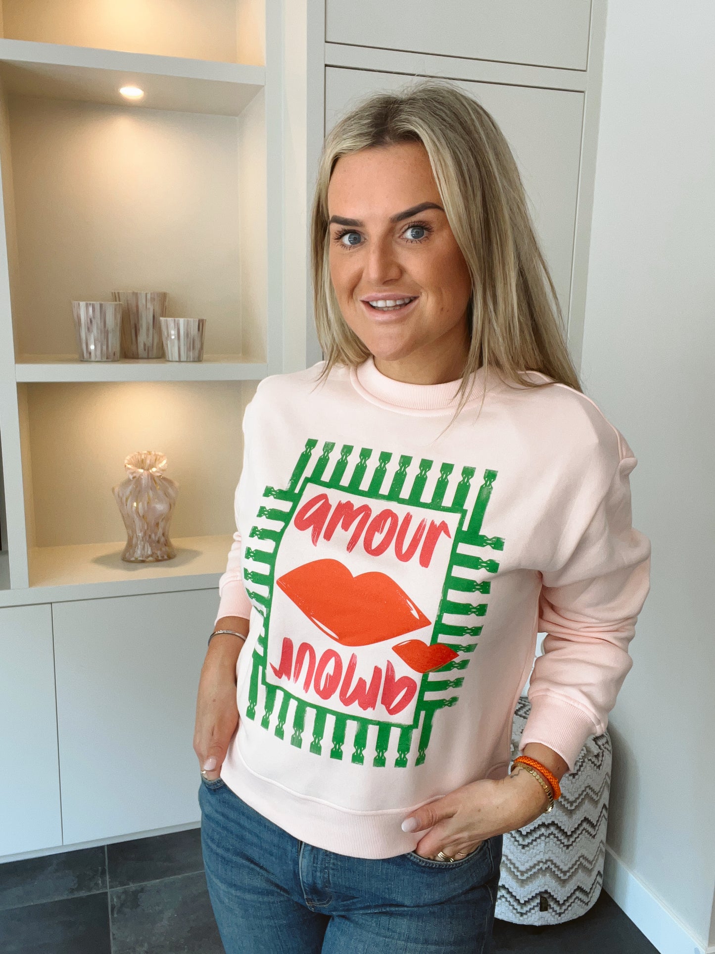 Limited Sweater Boxy Amour Amour Green