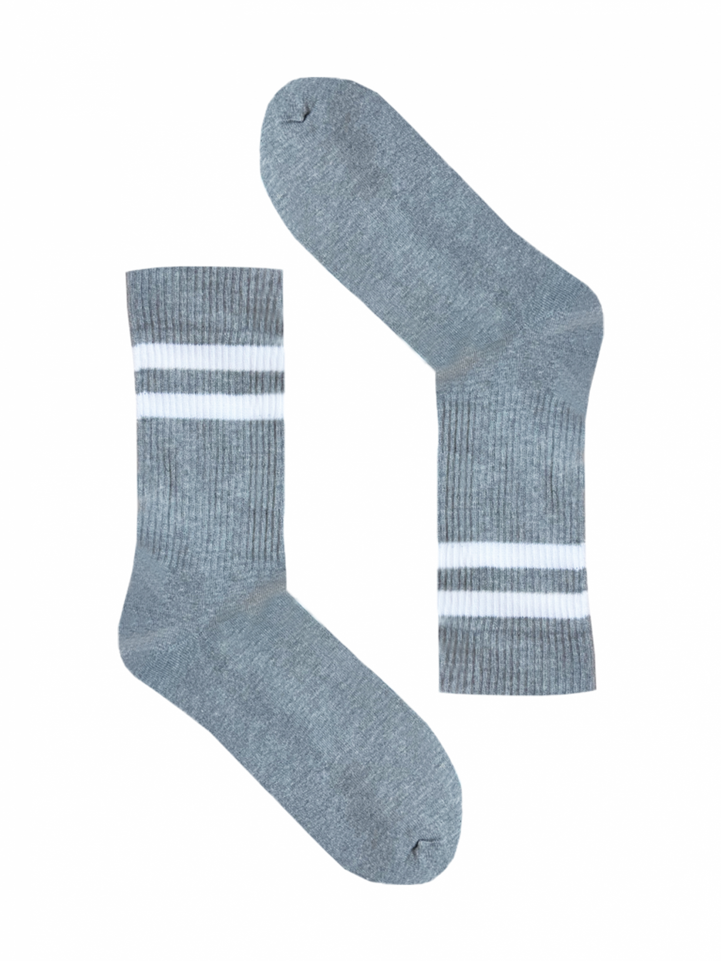 Socks Stripes White Sportive Long