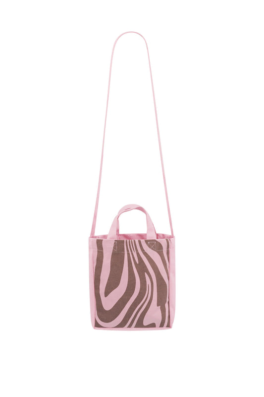 Canvas tas zebra klein