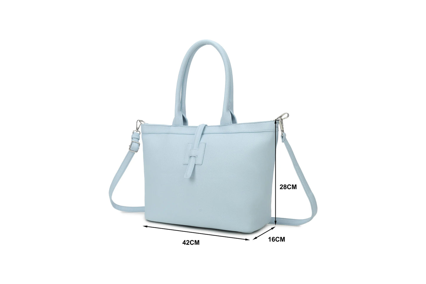 Trendy handtas Hella Blauw