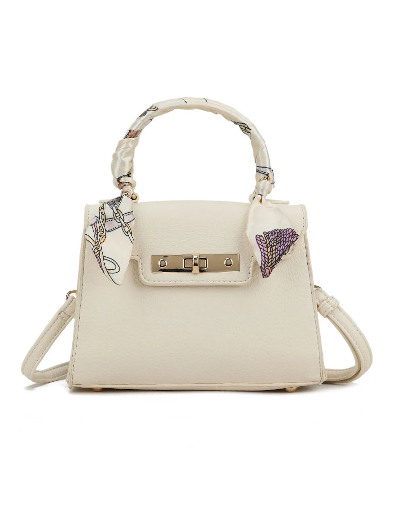 Schoudertas Bella met sjaal Beige