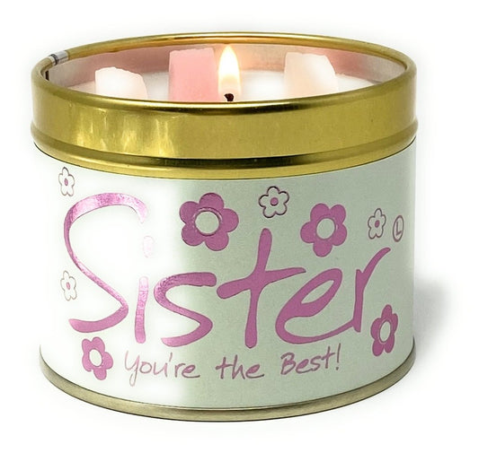 Lily Flame Geurkaars Sister you're the best