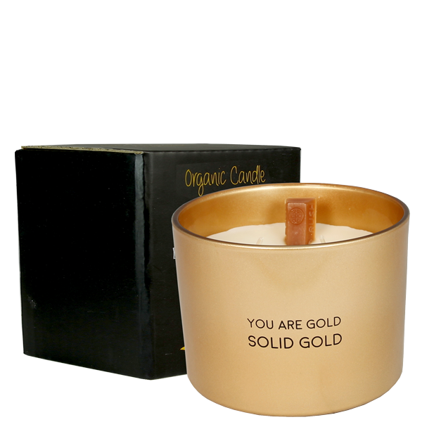 My Flame - Soja kaars - You Are Gold, Solid Gold