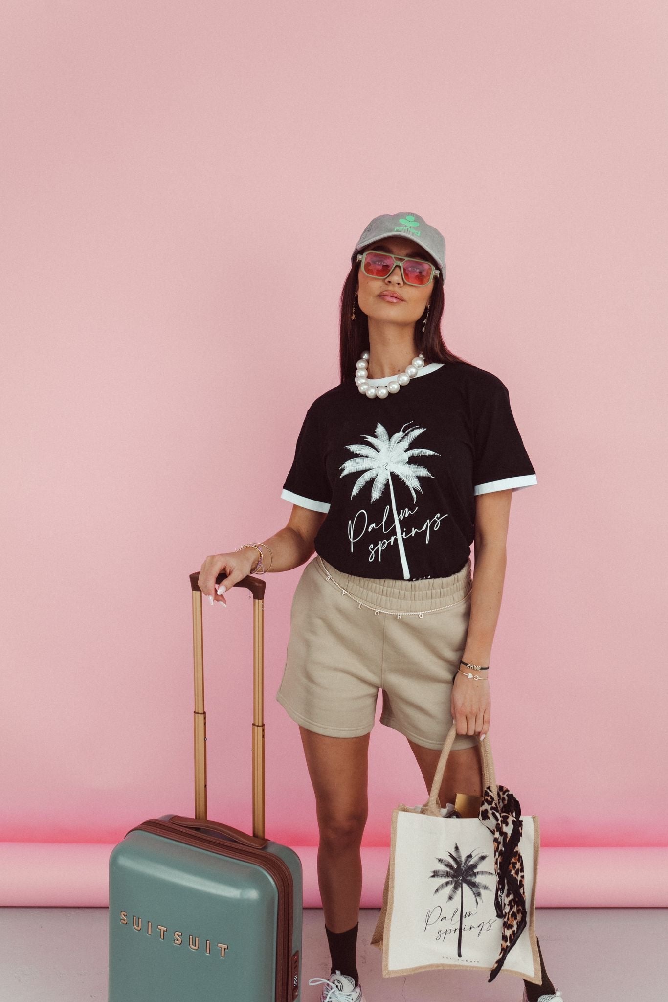 T-shirt Palm Springs White