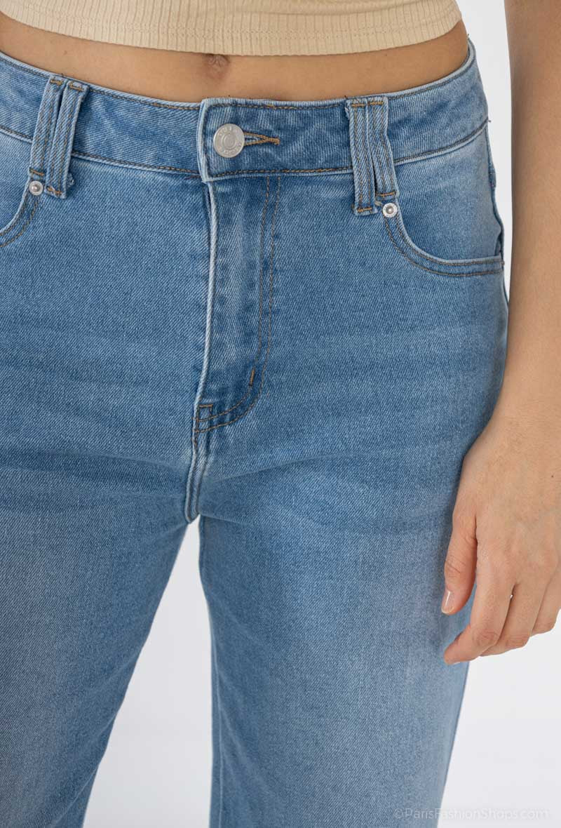 Queen Hearts WIDELEG STRETCH JEANS