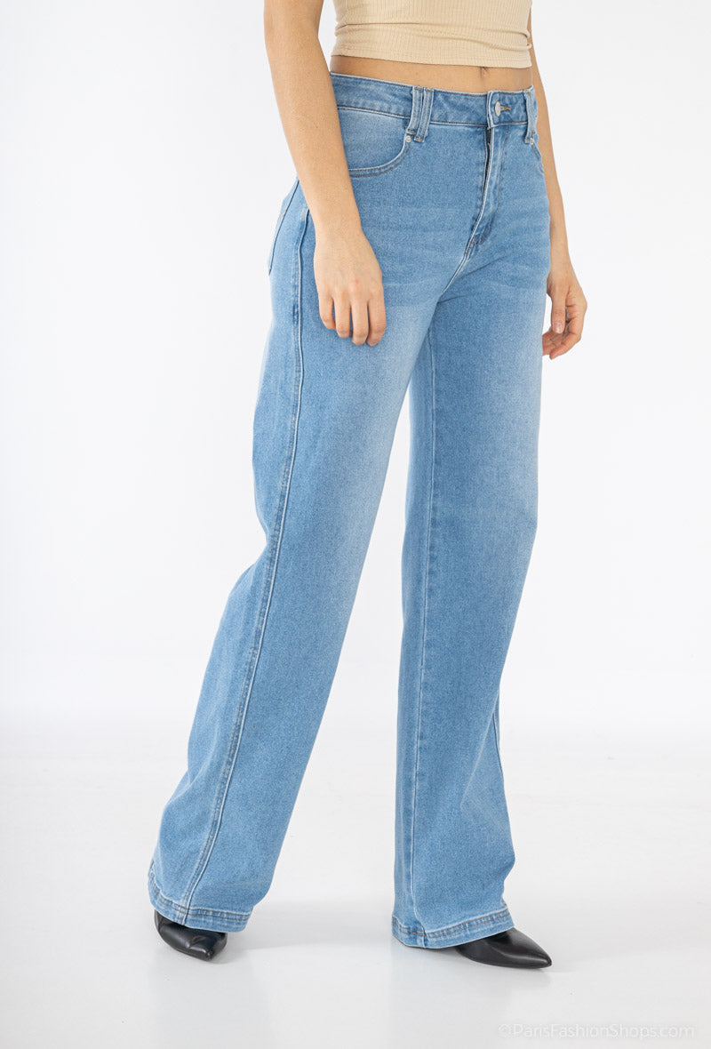 Queen Hearts WIDELEG STRETCH JEANS