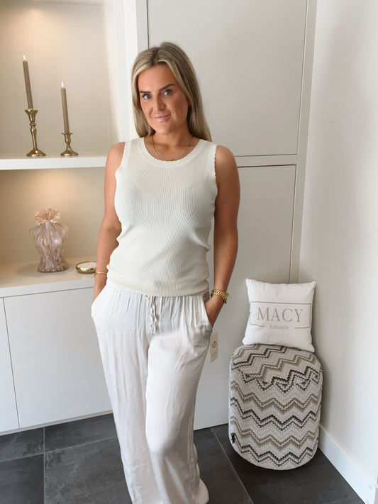 Pants Milaan Ecru