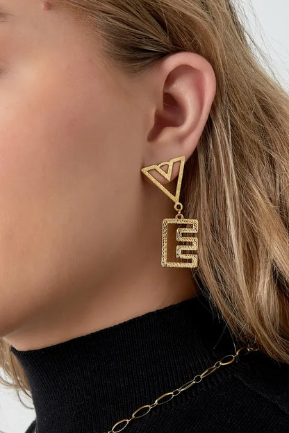 L O V E oorbellen Zilver