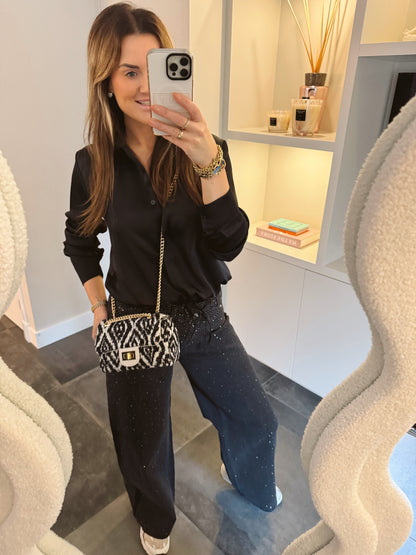 Jeans Sparkle Zwart