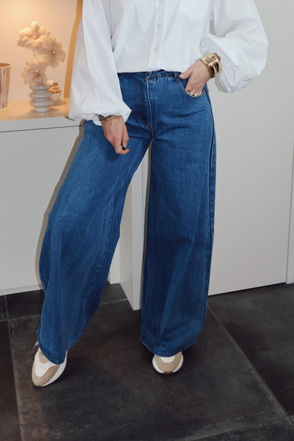 Ambika Jeans Pallina Blauw