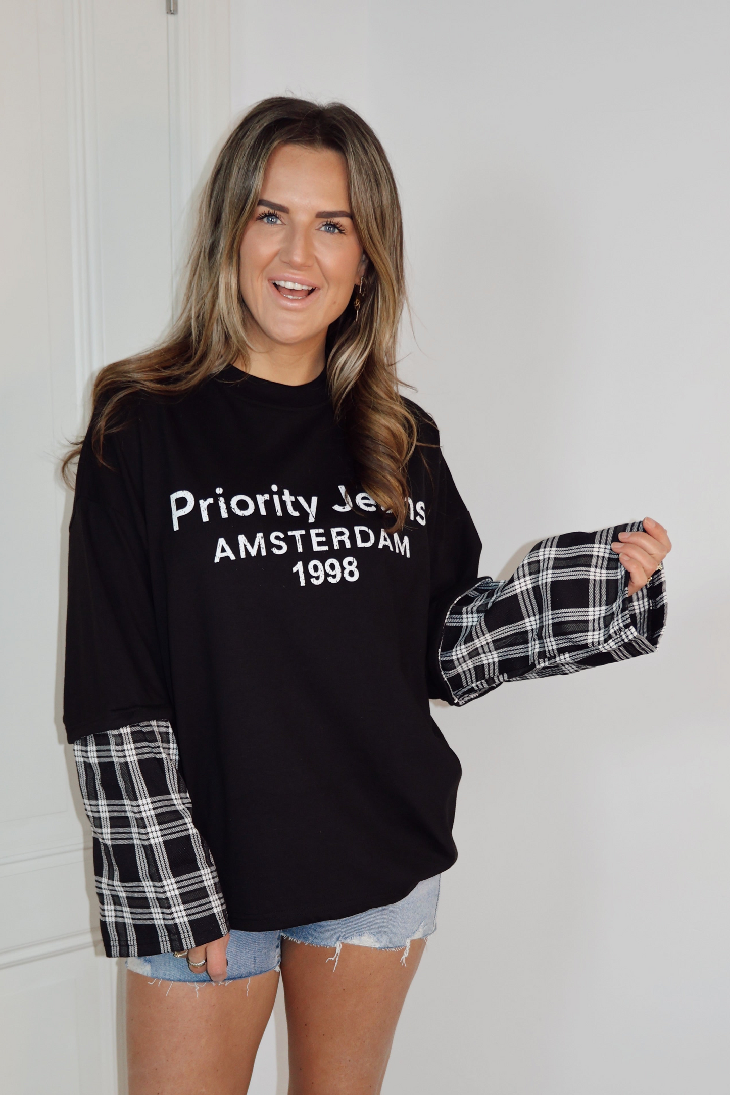 Sarvari Longsleeve Amsterdam Blouse Zwart