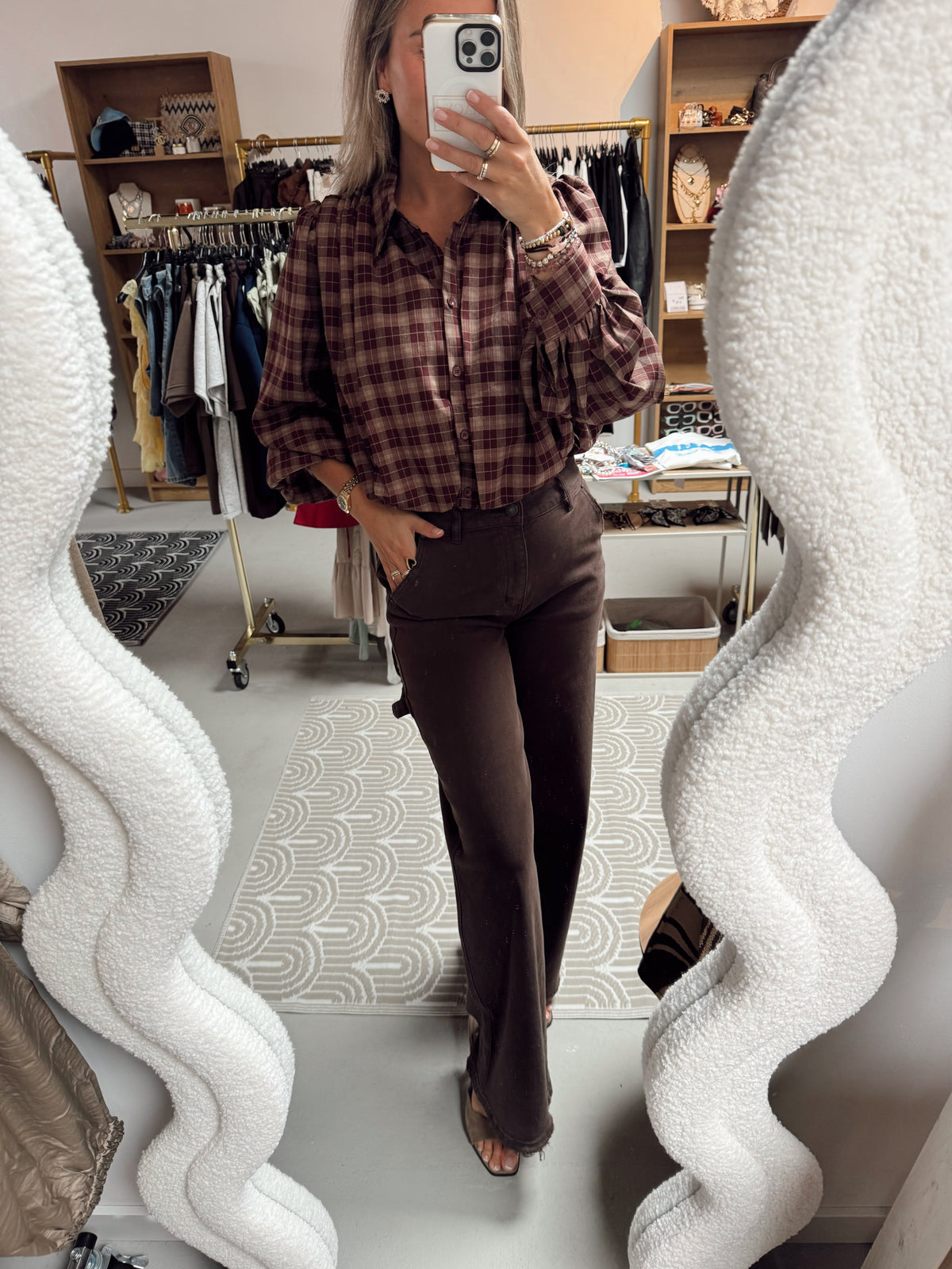 Queen Hearts "The Carpenter Jeans" Bruin