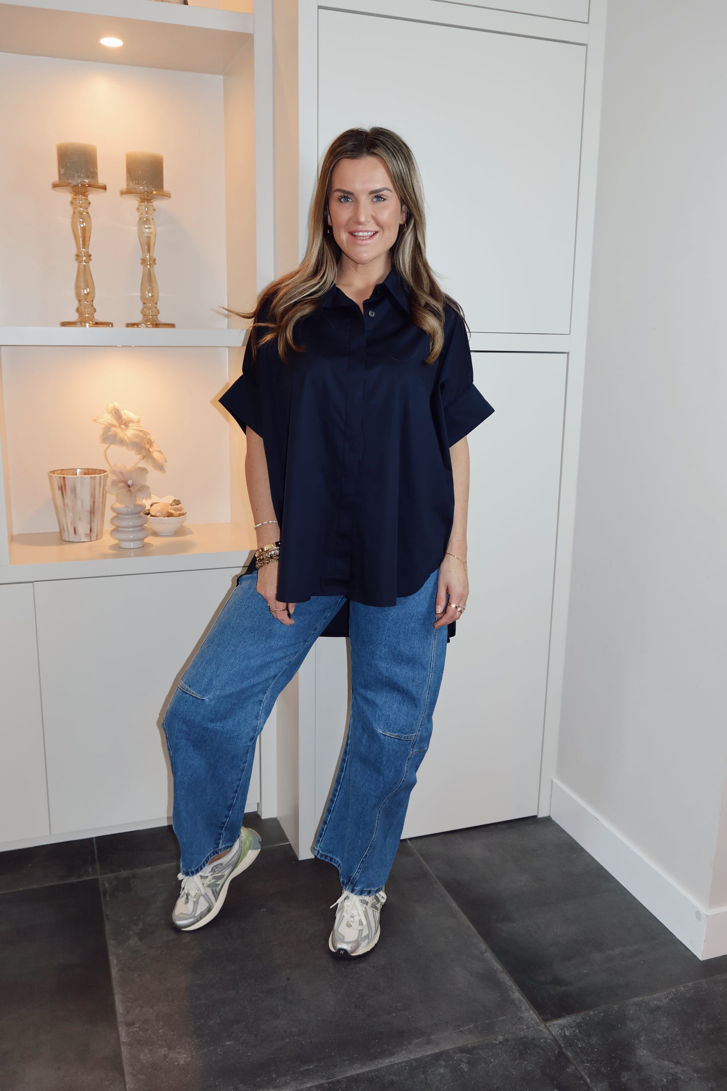 Blouse oversized Noah Navy