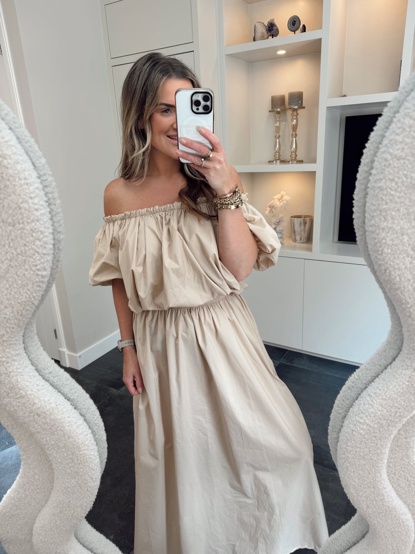 2-pieces rok + top Claire Beige