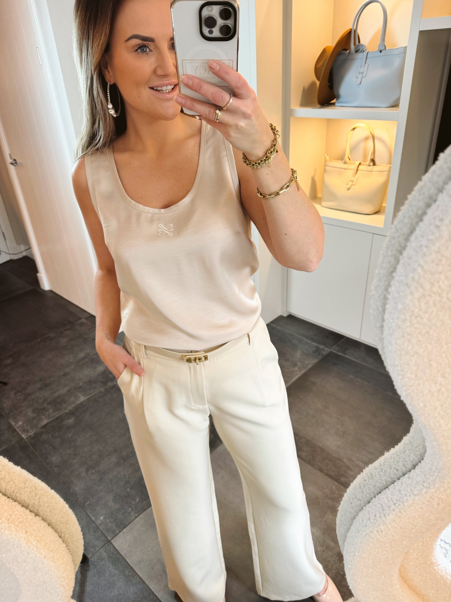Lulumary Singlet Khloe Light Beige